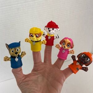 Paw Patrol Colorful Finger Puppets Set (3 of each character) - New